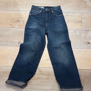 Zara High-Rise Dark Blue Women's Jeans